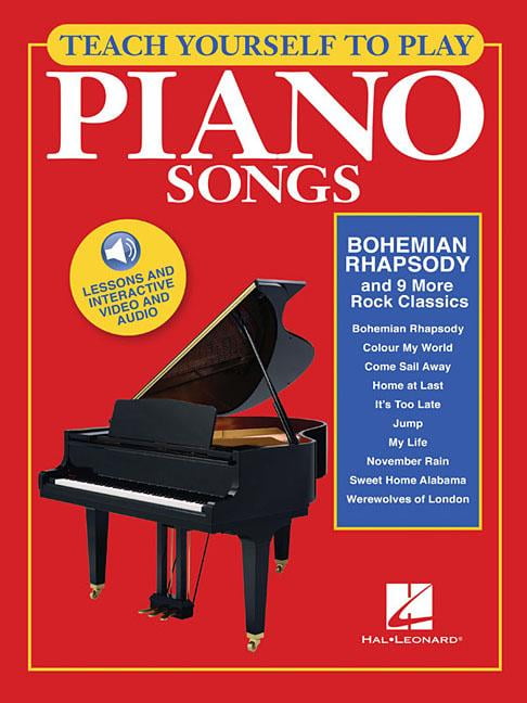 Teach Yourself To Play Piano Songs Bohemian Rhapsody 9 More Rock Classics Book With Online Audio Video Paperback Walmart Com Walmart Com