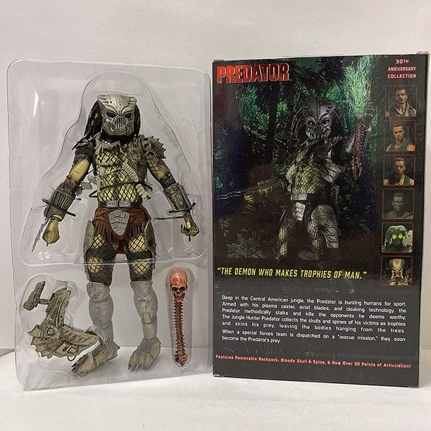 Figura de acción NECA-Jungle Hunter, Demon Water City, Kokor Lost Boar, SUNker Room, Panorámico Depredador clásico, Regalo de juguete de mantequilla