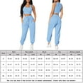thumbnail image 2 of Chemise Décontractée en Coton Sans Manches pour Dames Ensemble Quotidien 2 Pièces Ensembles Courts, 2 of 7