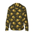thumbnail image 3 of Sigee Cute Cartoon Bees Print UPF50+ Men's Sun Protection Hoodie Shirt SPF UV Shirt Long Sleeve Fishing Outdoor Lightweight, S-3XL, 3 of 9