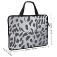 thumbnail image 2 of Werpe Leopard Print Diving Fabric Soft Carrying Travel Case Laptop Bag Idea 10inch, 2 of 5