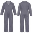 thumbnail image 2 of renvena Kids Boys Costume Long Sleeves Turndown Collar Zipper Jumpsuit Size 6-16 Grey 12, 2 of 8