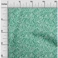 thumbnail image 2 of oneOone Cotton Poplin Sea Green Fabric Paisley Fabric For Sewing Printed Craft Fabric By The Yard 56 Inch Wide-LI, 2 of 6