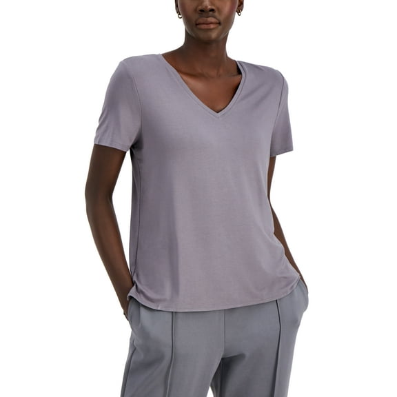 Women's V-Neck T-Shirt Armor Grey M