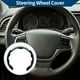 thumbnail image 2 of Funda para volante de cuero artificial PU ABS Protector de volante de automóvil 14.96" Negro Celeste 1 Pc, 2 of 6