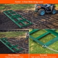 thumbnail image 5 of Width Driveway Drag, Drag Harrow for Driveway, Grader Landscape Power Rake for ATV, UTV, Tractor, Mower - Tow Behind Yard Lawn Leveling Tool with Heavy-Duty Chain, 5 of 6