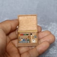 thumbnail image 3 of Set de pintura en miniatura para muebles de casa de muñecas para estudio de arte, escala 1/12, 3 of 3