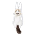thumbnail image 3 of Bonita mochila de peluche con forma de gato, bolsa creativa con forma de animal de peluche para niñas amantes de los gatos, 3 of 8