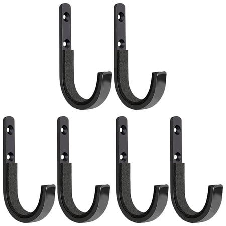 RotHome Archery Bow Rack Wall Mounted Compound Bow Hanger and Recurve Holder Hooks Universal Storage Display Stand for Longbow and Crossbow 3 Pair