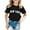 Black, variant on Stylish Crew Neck Short Sleeve Letter Print Tops for Girls and Kids Casual Everyday Wear T-Shirts Kids Short Sleeve Crewneck Solid Basic Tees Casual Tops