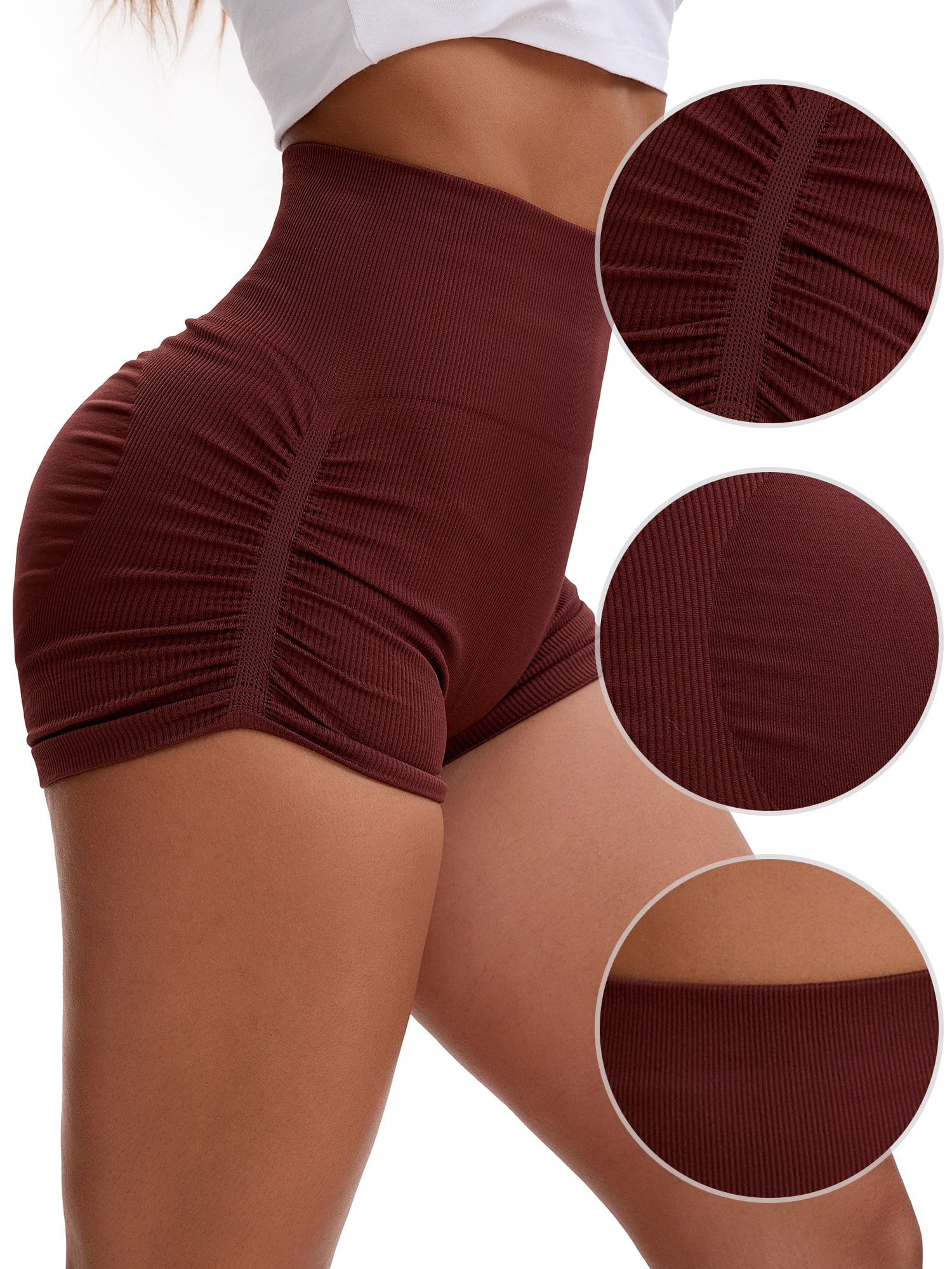 Unique Bargains Women's Slimming Waist Butt Lifter Control Panties L Brown