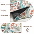 thumbnail image 6 of Rectangle Area Rugs 5 x 7 Ft, Boho Flower Non-Slip Residential Carpet, Spring Watercolor Botanical Paisley Floral Leaf Indoor Crawling Mats Runner Rugs for Living Room/Dining Room/Bedroom, 6 of 8