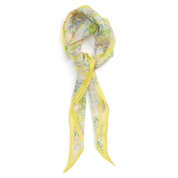 Echo Ditzy Women's Floral Silk Diamond Scarf NWT