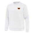 thumbnail image 2 of Men's Antigua White Washington Commanders Relevant Lightweight Pullover Sweatshirt, 2 of 3