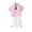 C10-Pink, variant on Glisme Boys School Clothes Short Sleeve Outfits Round Neck Cartoon Prints T Shirt Shorts Soft Big Boys Daily Wear Pink