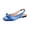 Blue, variant on Women's Slingback Flats Bow Comfortable Square Toe Flats for Women Dressy Slip On Casual Work Office Party Flats Dress Shoes Saffron 6.5 Wide