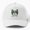 White, variant on H Is for Hiking Baseball Cap, Trail Adventure Quote Design, Classic Outdoor Hat