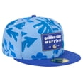 thumbnail image 3 of Men's New Era Royal Golden State Warriors Palm Fronds 2-Tone 59FIFTY Fitted Hat, 3 of 6