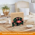 thumbnail image 6 of Yayeee Napkin Holder for Table Kitchen Paper Tissue Organization, Red Flamingo Pattern, 6 of 8
