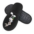 thumbnail image 2 of Bugs Bunny Mens Womens Indoor Plush Scuff Slippers Cozy Memory Foam Scuff Slippers Casual Slip On Warm House Shoes Non-slip Home Shoes Medium, 2 of 5
