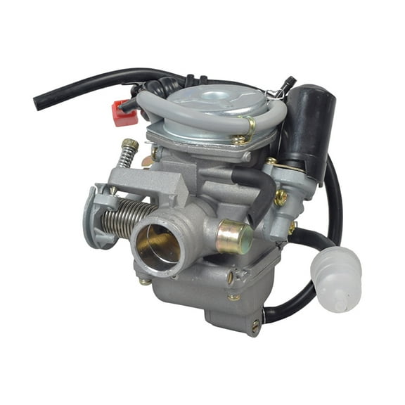 AlveyTech Carburetor with 24 mm Intake & Electric Choke for 125cc-150cc Engine, Scooter, ATV Go Kart