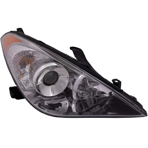 HEADLIGHTSDEPOT Chrome Housing Halogen Headlight Compatible with Toyota Solara 2004-2006 Includes Right Passenger Side Headlamp