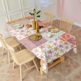 thumbnail image 2 of Pioneer Flower Floral Print Pattern Rectangle Tablecloth 60"x120",Waterproof Polyester Rectangle Table Cloth, Wipeable Spillproof Polyester Tablecloth for Dining, Camping, Indoor and Outdoor, 2 of 6