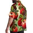 thumbnail image 3 of Fruit Men's Short Sleeve Button Down Spread Collar Beach Shirts, 3 of 6