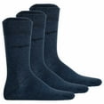 thumbnail image 1 of bugatti calcetines de hombre, paquete de 3 - Calcetines Algodón Suave Uni Basic Azul 39-42, 1 of 3