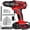 20V-red, variant on 20V Purple Power Drill,Electric Drill Cordless with Battery and Charger,3/8-Inch Keyless Chuck, Variable Speed,with Drills Bits Set