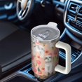 thumbnail image 6 of OBREWU Shih Tzu Dog and Floral Tumbler with Handle and Lid,Shih Tzu Dog and Floral 40oz Double Wall Vacuum Insulated Tumbler,Cups Gift for Women and Men, 6 of 7
