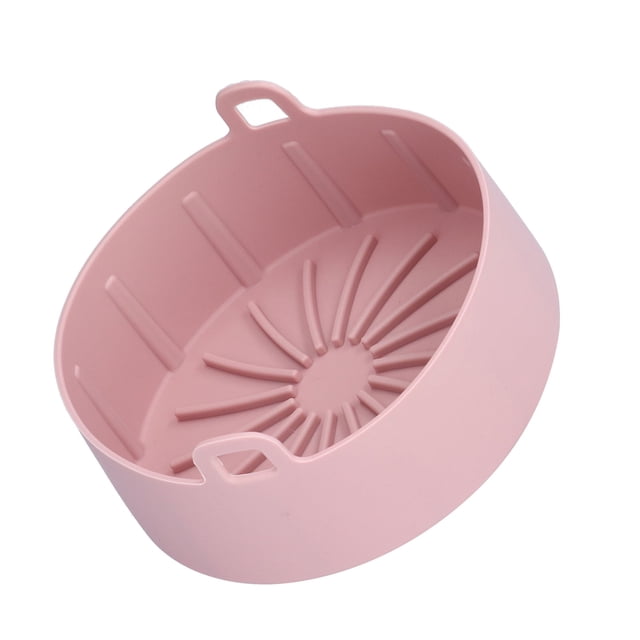 QIILU Silicone Pot, Non Stick Fryer Basket For Home For Kitchen For Restaurant