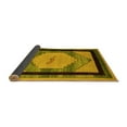 thumbnail image 2 of Ahgly Company Indoor Rectangle Abstract Yellow Modern Area Rugs, 7' x 9', 2 of 4