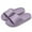 Purple, variant on AUDeals Womens Mens Lightweight Recovery Slides Thick Sole Pain Relief Slippers Arch Support Cushioned Indoor Outdoor House Shoes (Black, 10)
