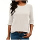 thumbnail image 3 of Ropa bonita,Camiseta informal para mujer, manga corta, cuello redondo, poliéster, estampado, largo regular, para uso diario y en casa, sopatenor, 3 of 9