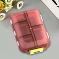 thumbnail image 4 of YAOMOBB Boîte de Rangement Transparente pour Tablette avec Couvercle à Pression, Dix Compartiments Doubles pour Voyage et Déplacement Professionnel, 4 of 7