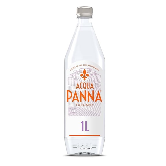 1x Acqua Panna Natural Spring Water, 33.8 fl oz plastic water bottle