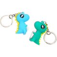 thumbnail image 1 of 2-4 llaveros de dinosaurio kawaii para niños y niñas. Bonito llavero de dinosaurio novedoso, llavero de mochila., 1 of 5