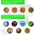 thumbnail image 4 of Alimentador automático de peces de acuario, alimentador eléctrico automático a prueba de humedad, alimentador de peces de acuario, dispensador de alimentos para vacaciones y fines de semana, 4 of 5