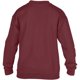 thumbnail image 2 of Gildan - Sudadera con cuello redondo Modelo Heavy Blend Unisex niño niña (Paquete de 2) (Granate), 2 of 2
