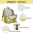 thumbnail image 5 of Wildflower Sunflower Backpack - Breathable Adjustable School Bag with Reinforced Stitching, 5 of 5