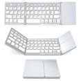 thumbnail image 1 of Teclado Bluetooth, teclado táctil plegable de tres sistemas, teclado inalámbrico mini plegable fino universal, 1 of 2