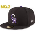 thumbnail image 1 of Black MLB Chicago Blanco Sox Flat Cap New York Yankees Full Enclosure Unisex Hip Hop Snapback Cap Men's Oversized Flat Brim Cappangjing, 1 of 4