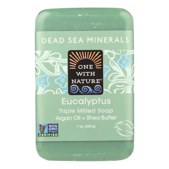 One With Nature Triple Milled Soap Bar - Eucalyptus - 7 oz