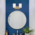 thumbnail image 2 of Designers Fountain Leavenworth 2 Light Brushed Gold Bathroom Vanity Light Fixture, D257M-2B-BG, 2 of 5