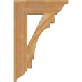 thumbnail image 3 of Ekena Millwork 4"W x 16"D x 24"H Merced Traditional Rough Sawn Bracket, Western Red Cedar, 3 of 4