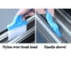 thumbnail image 3 of Fiudx Ofertas De La Semana Cepillo De Limpieza De Ranuras Para Cocina Y Baño, Salida De Acondicionamiento, Obturador De Viento, 3 of 7