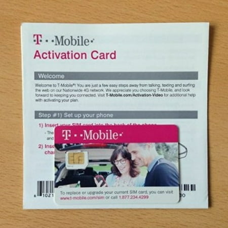 T-Mobile Micro SIM Card Activation Kit