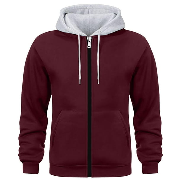 pstuiky camisas de manga larga para hombre, Sudadera deportiva de manga larga con capucha y bolsillos múltiples para hombre, estilo cargo, informal, para entrenamiento Tops de hombre xxl