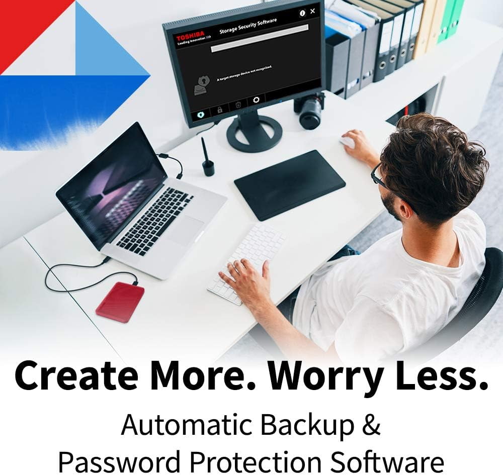 Disque dur externe portable Canvio Advance Plus  2 To- Blanc